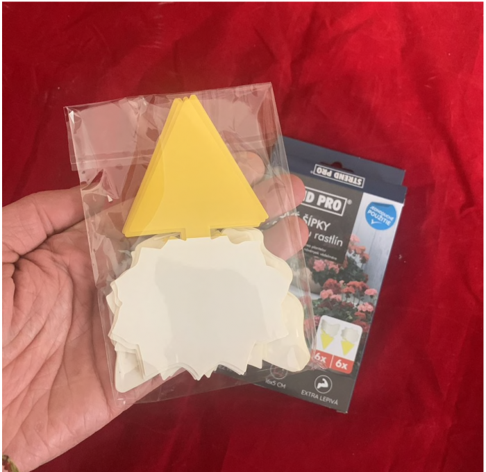 Benzi adezive Strend Pro, cu fete duble, pentru protejarea plantelor din ghivece [4]