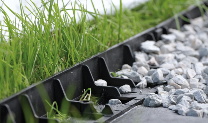 Bordura separatoare gazon 2 bucati, 1010x80x50 mm [4]