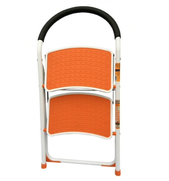 Scara otel 2 trepte Strend Pro WR2061K-1, 150 kG, portocalie [3]