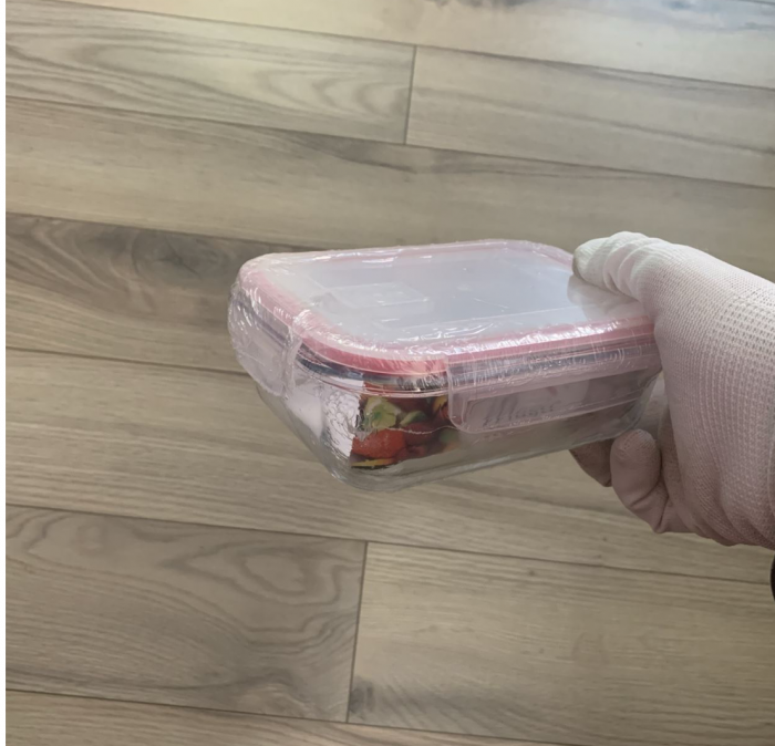 Caserola cu capac etans Strend Pro MagicHome BSG2, volum 650 ml, 17x13x6 cm, sticla borosilicata [4]