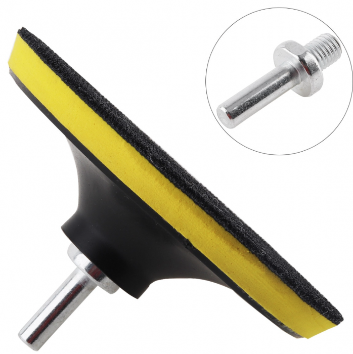 Suport subtire pentru disc abraziv smirghel cu arici scai pentru polizor unghiular si bormasina 125mm TS-1738 [4]