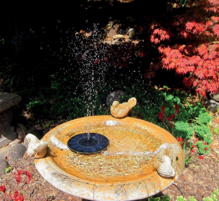 Fantana de gradina solara, plutitoare, diametru 16 cm, 7 scenarii [3]