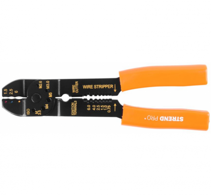 Cleste de sertizat, dezizolat si taiat cu 100 de accesorii, Strend Pro [3]