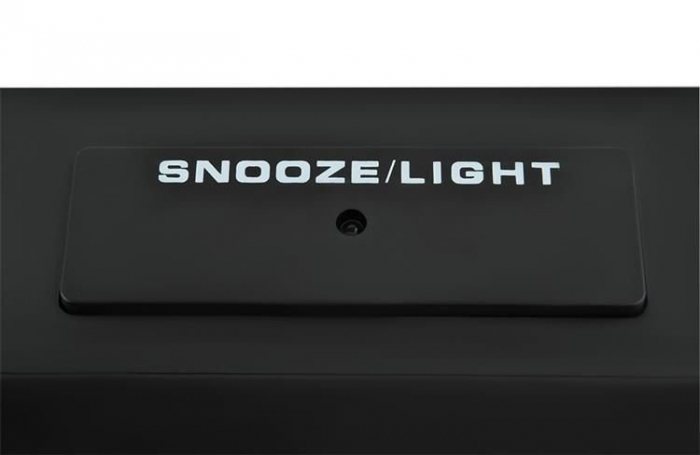 Ceas desteptator digital, negru, amanare, data, lumina de fundal, senzor de lumina, temperatura [3]