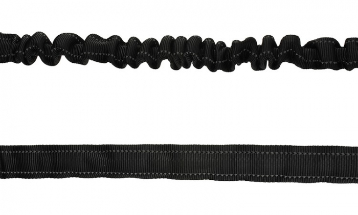 Centura de siguranta pentru catei, neagra, 100-130cm, reglabila [7]