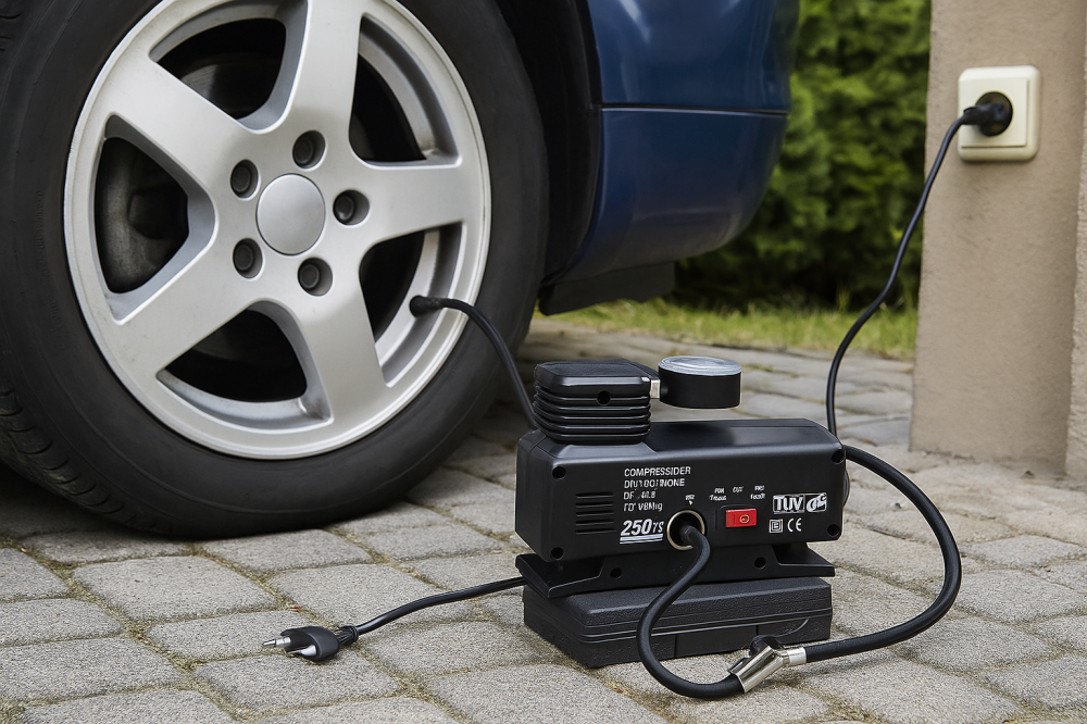 Compresor auto Strend Pro alimentare 12v/220V, 17 bar [2]