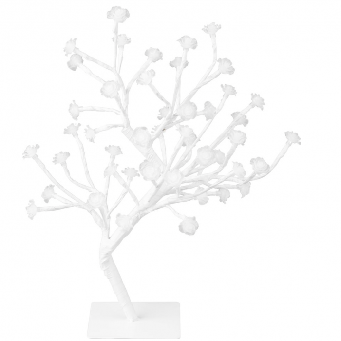 Copac cu trandafiri,48 de leduri, festiv, 45 cm inaltime, 3xAA, MagicHome [2]