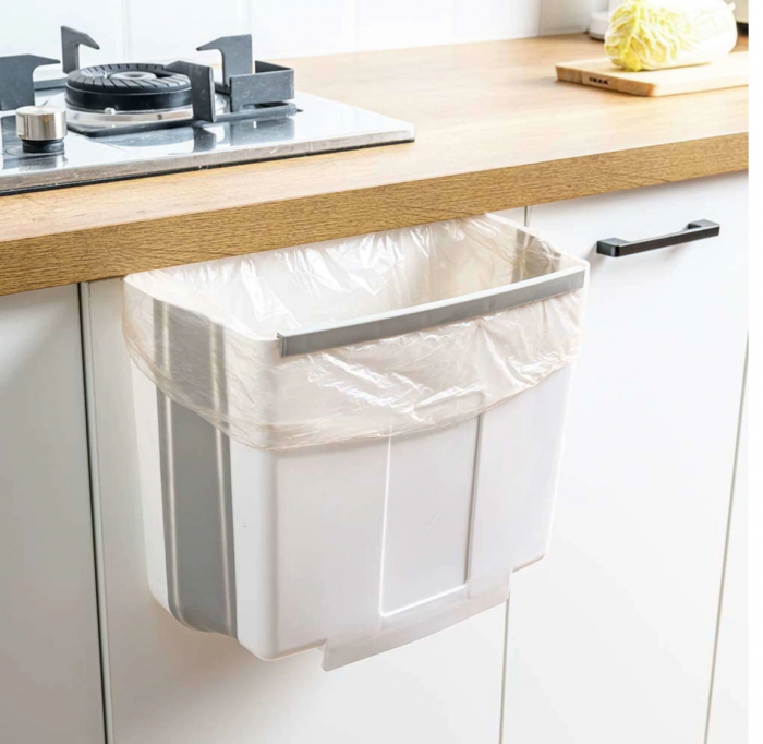 Cos pliabil, pentru usa dulap, resturi menajere, latime 11,5 cm x inaltime 37 cm, Confortime [6]