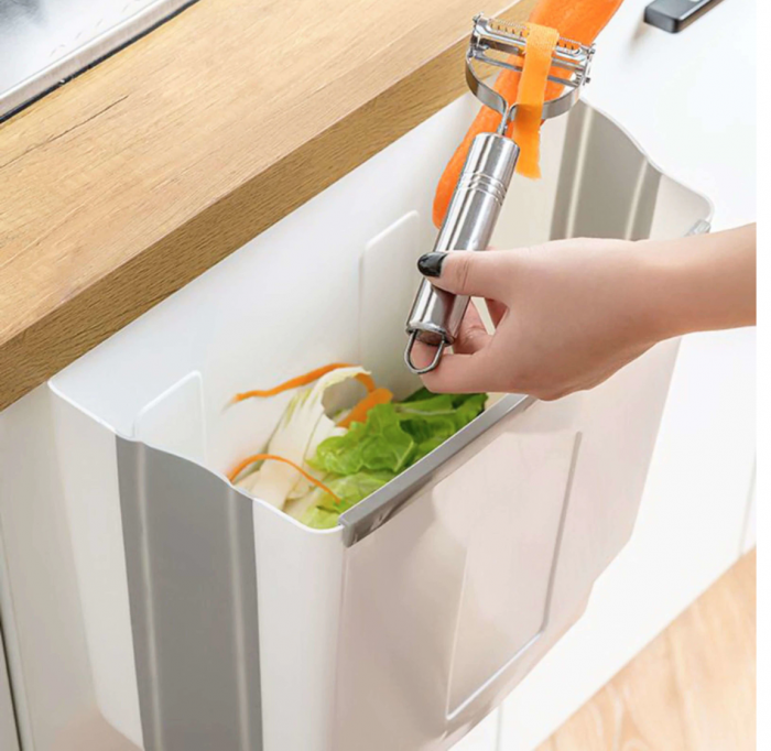 Cos pliabil, pentru usa dulap, resturi menajere, latime 11,5 cm x inaltime 37 cm, Confortime [5]