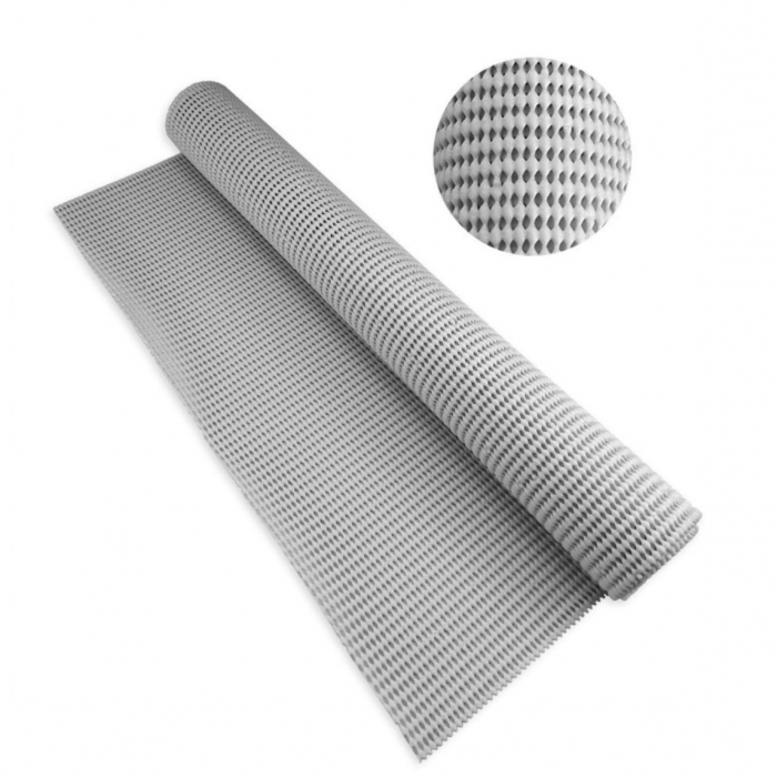 Covoras antiderapant pentru sertare 100x45cm, gri, Quttin [2]