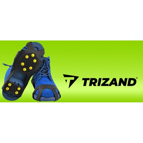 Crampoane antialunecare cu tepi pentru drumetii, marime L 40-44, Trizand [9]