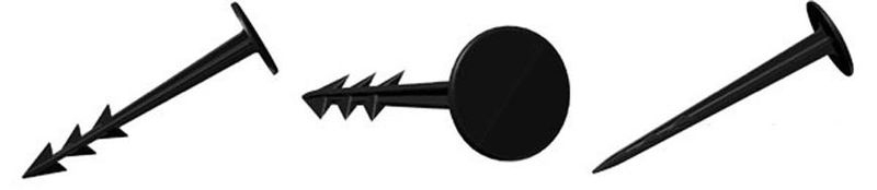 Cui plastic, fixare folii, tip harpon, set 50 buc, 25x100 mm [2]