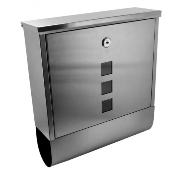 Cutie postala, loc ziar, inox, 31x10x34 cm Strend Pro [2]