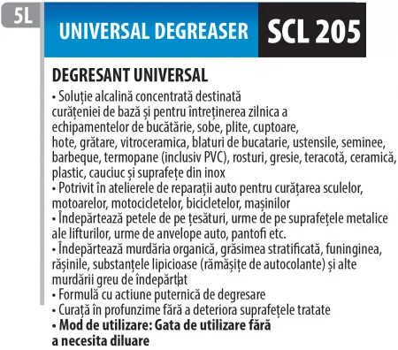 Degresant universal pentru bucatarie, 5 litrii, Medix Professional [2]
