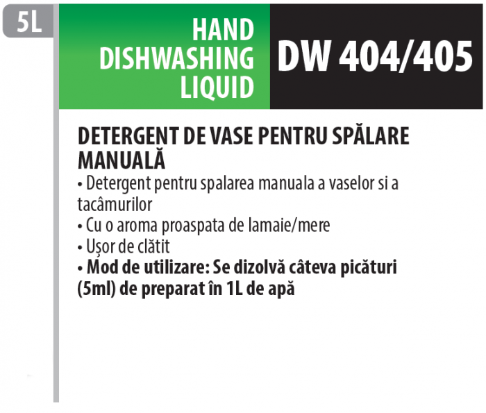 Detergent de vase concentrat cu parfum de lamaie pentru spălatul manual al veselei cu ingredient antibacterian, 5 litrii, Medix Professional [2]