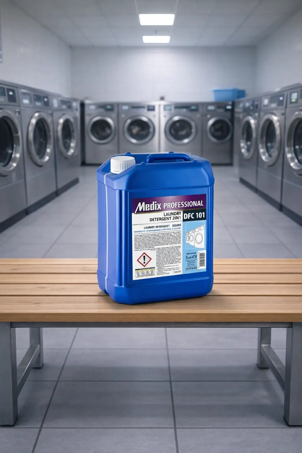 Detergent lichid cu balsam floral și complex multi-enzimatic 5L, Medix Professional [2]