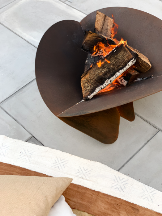 Fire place pentru gradina 75 × 75 × 35 cm Tuozi [3]