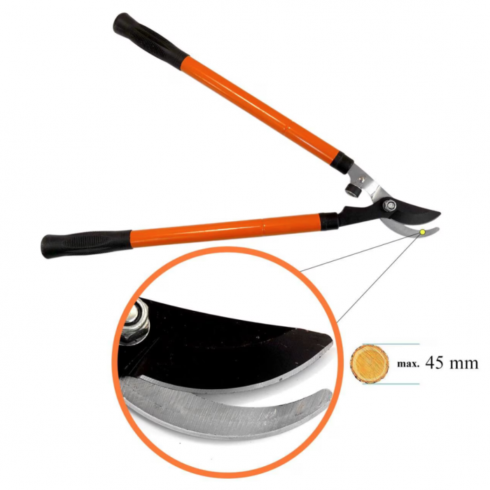 Foarfeca crengi, tip bypass, maner telescopic 65-100 cm, Strend Pro [2]