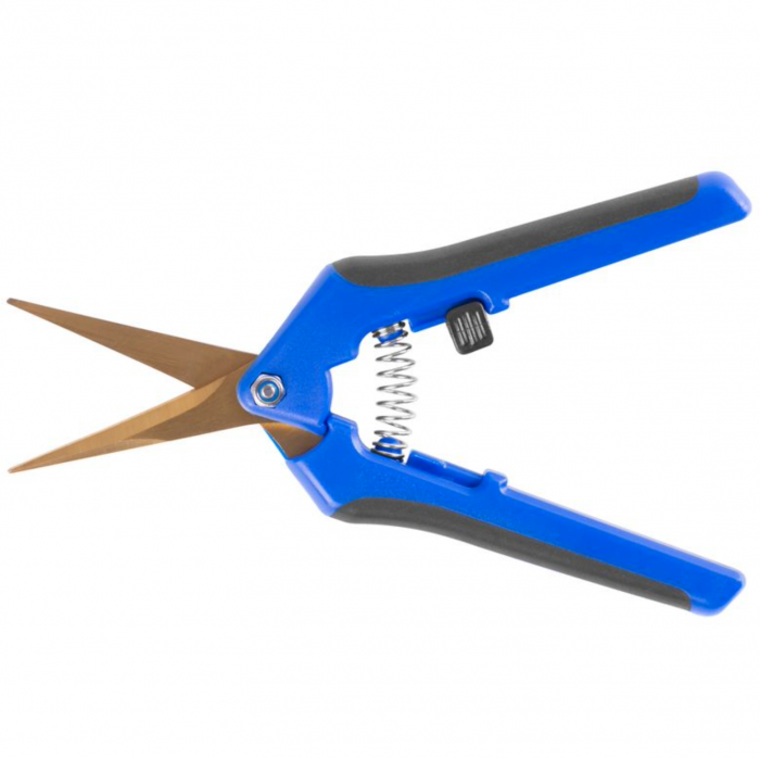 Foarfeca de gradina Strend Pro Premium pentru plante si flori, titan, albastra [2]