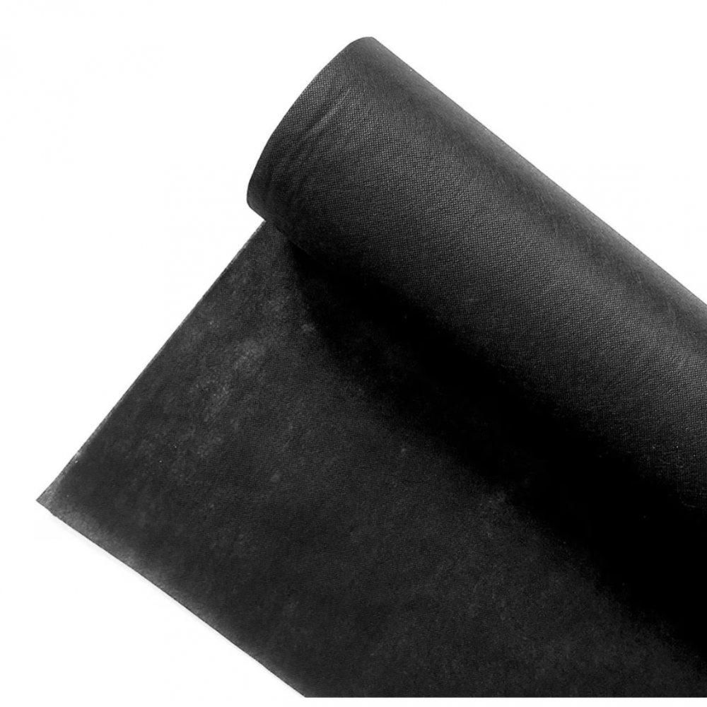Folie antiburuieni, textila, neagra, 50 g/m2, 1.6x50 m [2]
