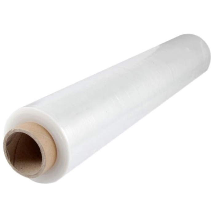 Folie stretch transparenta pentru ambalare manuala 23 microni / 50 cm latime / 115 m lungime [2]