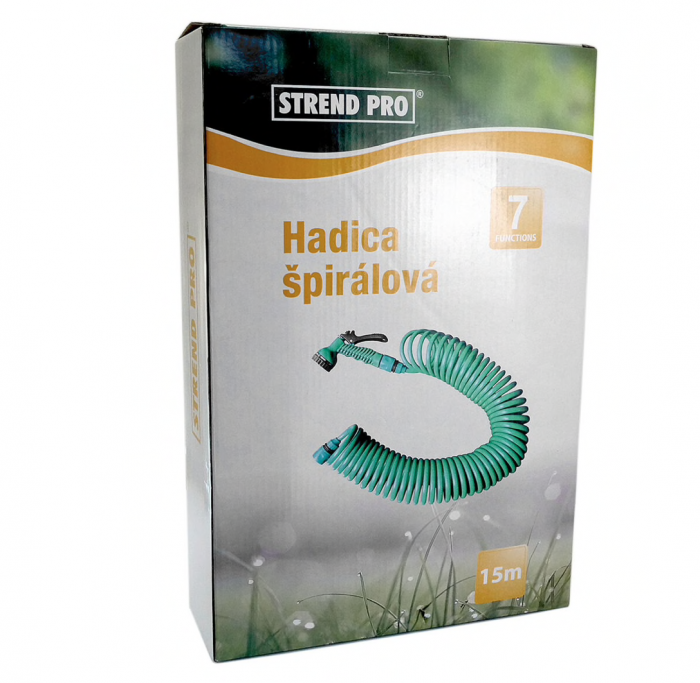 Furtun gradina spiralat 15m, pistol 7 functii [4]