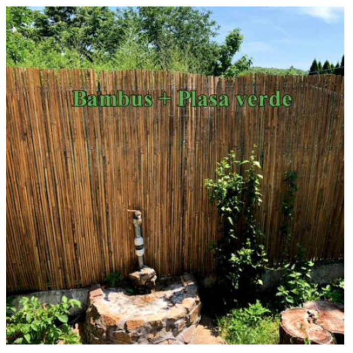 Gard, paravan din bambus natural 1,5x5 m [2]