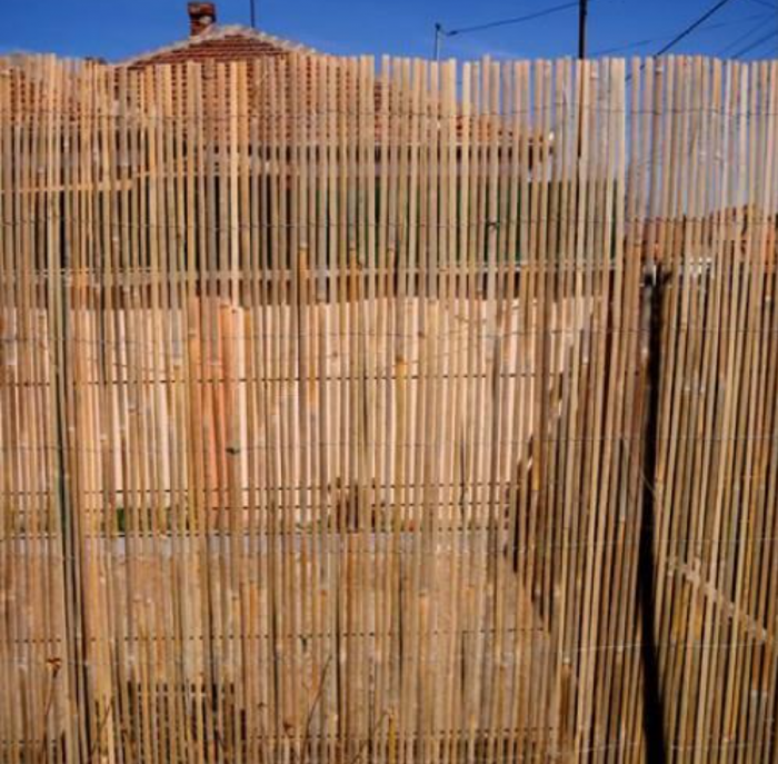 Gard/paravan din bambus natural, 5x1 m [2]