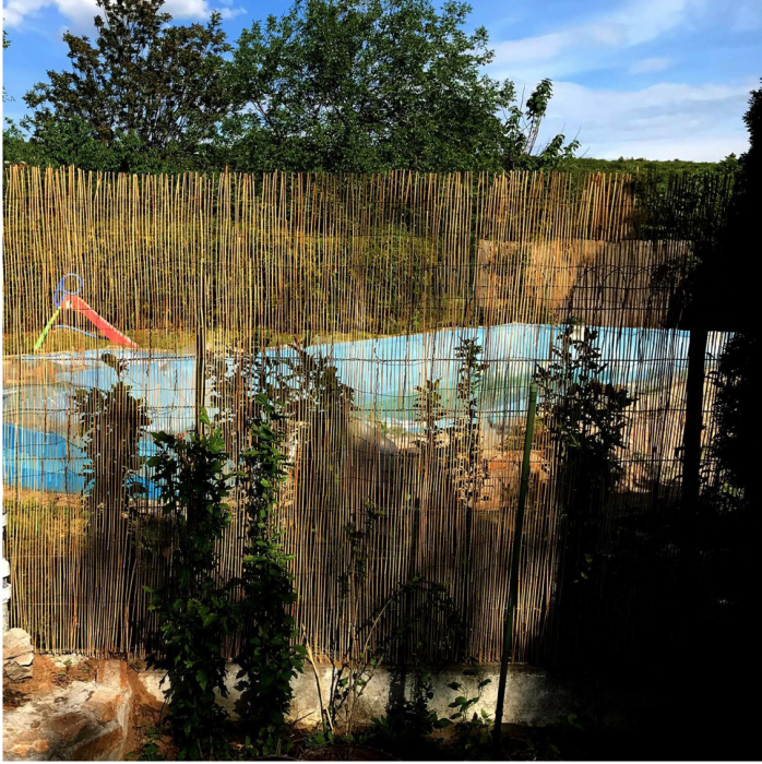 Gard/paravan din trestie, 5x1 m [4]