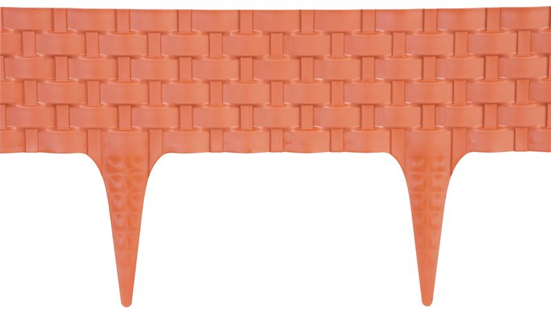 Gard pentru gradina din plastic flexibil, set 3 buc, 800x100/200 mm, 2.40 m [5]