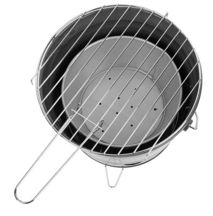 Gratar carbuni Strend Pro Finch BBQ, galeata interioara, portabil, 270x220 mm [2]