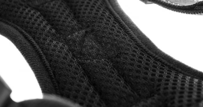 Ham pentru caine, ajustabil, PP si bumbac, negru, marimea M, max 30 kg [2]