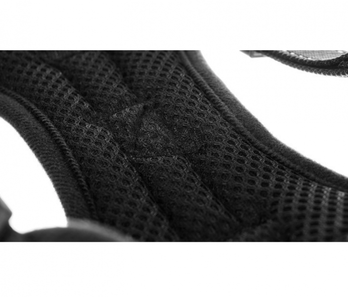 Ham pentru caine, ajustabil, PP si bumbac, negru, marimea S, max 22 kg [5]