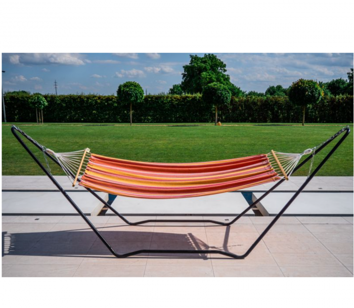 Hamac din bumbac, Olivia, greutate maxima 200 Kg, 200 x 150 cm, Strend Pro [2]