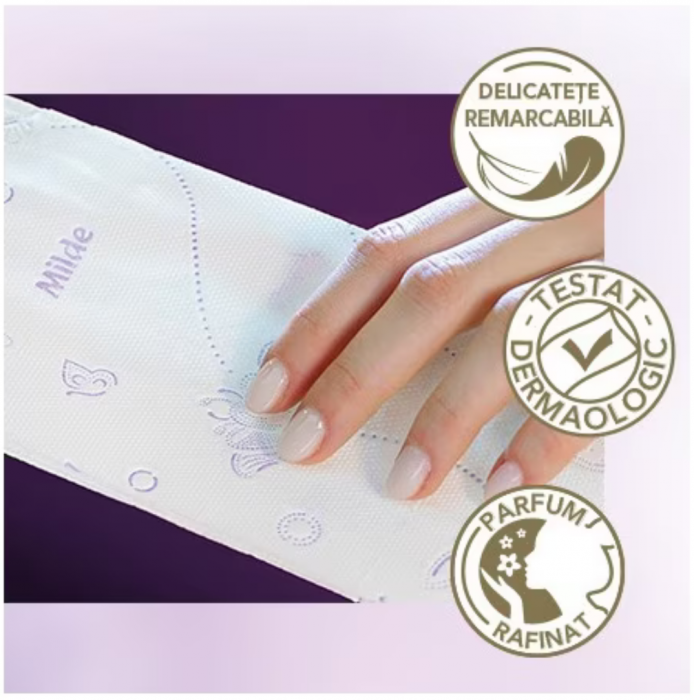 Hartie igienica Milde Relax Purple, 3 straturi, 16 role [3]