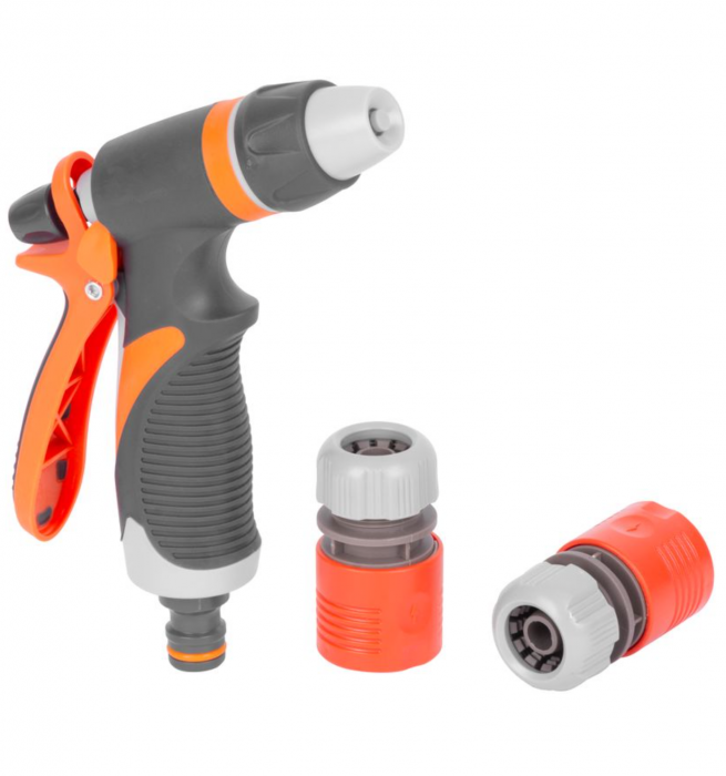 Kit pompa de gradina cu accesorii, Strend Pro MJP1000 Inox, 1000W, 57 l/min, IPX4 [3]