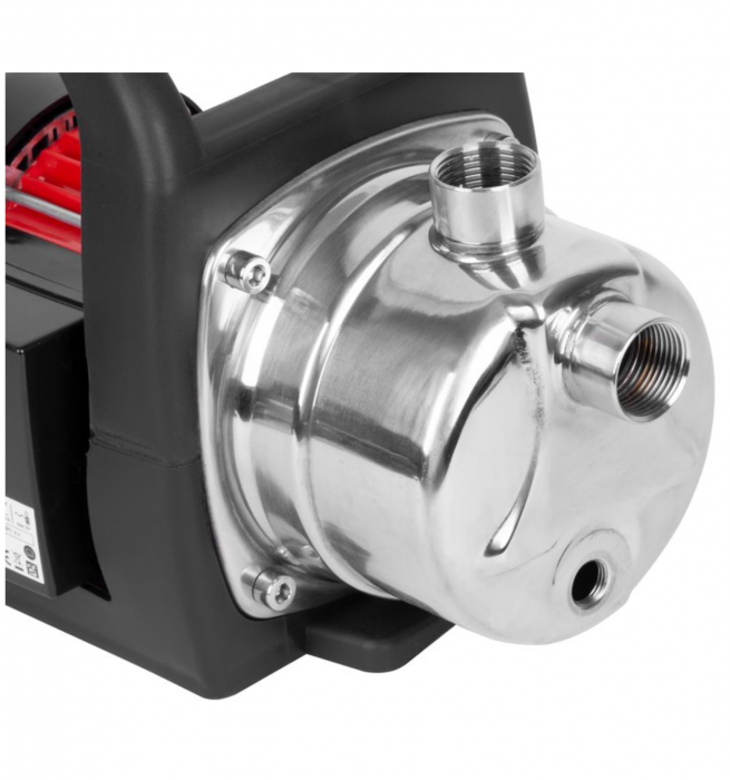 Kit pompa de gradina cu accesorii, Strend Pro MJP1000 Inox, 1000W, 57 l/min, IPX4 [6]
