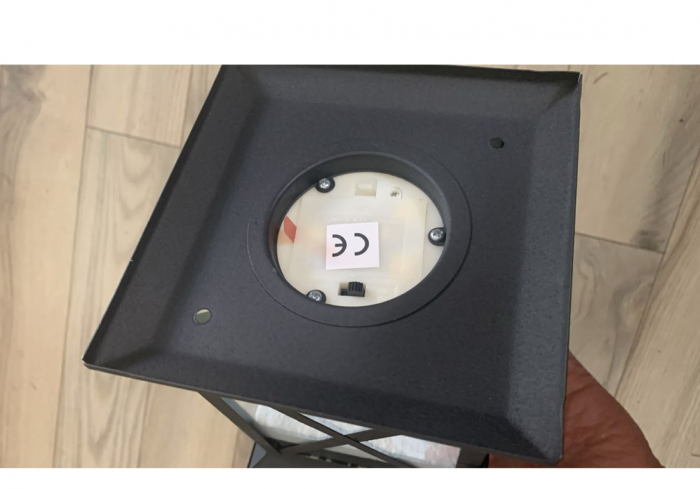 Lampa cu led pentru gradina Strend Pro ZD609, culoare neagra [3]