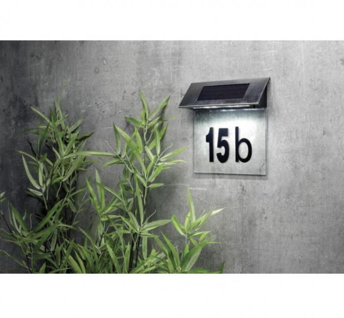 Lampa solara numar casa, MagicHome, 3 x numere 0-9, 1 x litere mici a-h, 18,5x5x19 cm [3]