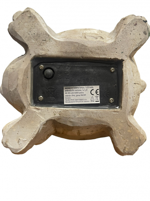 Lampa solara pentru gradina in forma de broasca testoasa 17x13.5x13 cm, Strend Pro [5]