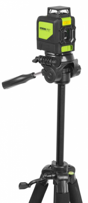 Nivela laser, cu trepied 1.5 m, cap rotativ 360 grade, husa, 4xAA, 35 m [3]