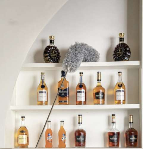 Pamatuf microfibra telescopic 2.5m. cu doua capete, pentru zone greu accesibile [12]