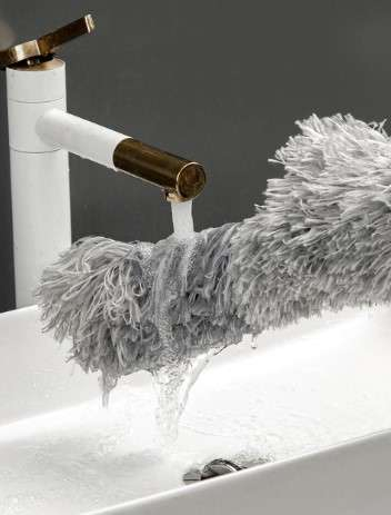 Pamatuf microfibra telescopic 2.5m. cu doua capete, pentru zone greu accesibile [10]