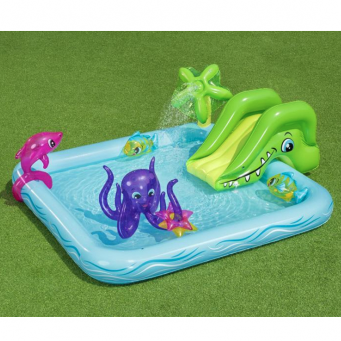 Piscina gonflabila pentru copii Bestway, Fantastic Aquarium Play Center, 239cm x 206cm x 86cm [2]