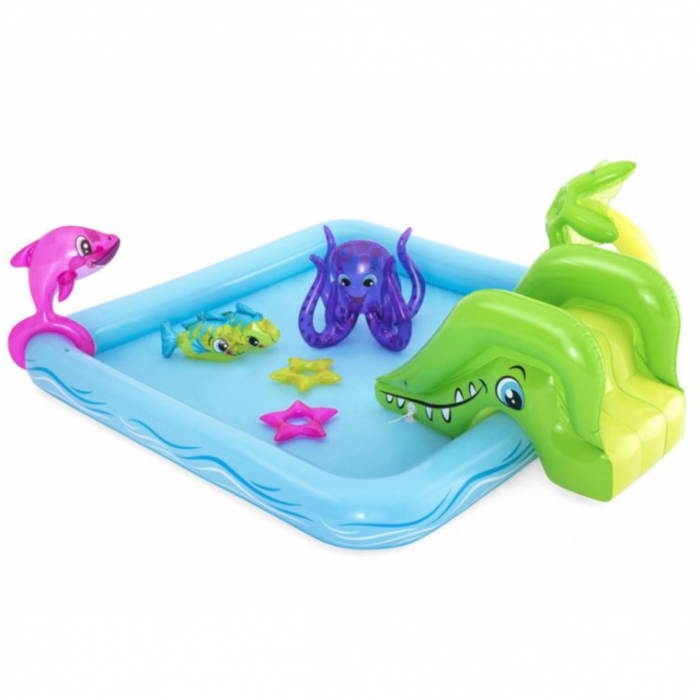 Piscina gonflabila pentru copii Bestway, Fantastic Aquarium Play Center, 239cm x 206cm x 86cm [5]