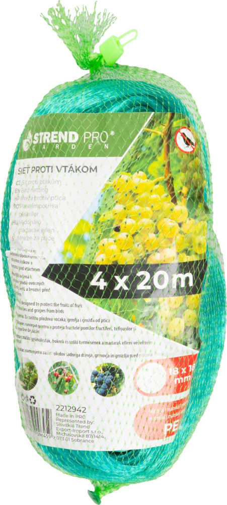 Plasa pvc contra pasarilor, verde, 4x20 m, Strend Pro [8]