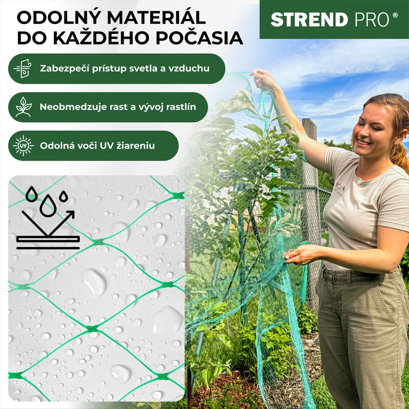 Plasa pvc contra pasarilor, verde, 4x20 m, Strend Pro [2]
