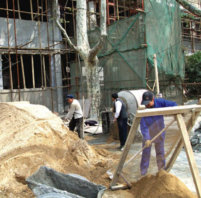 Plasa din sarma zincata tesata pentru cernere in constructii cu ochiuri dese [3]