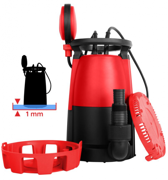 Pompa submersibila cu plutitor Strend Pro MC900E, 900W, 18000 l/h, apa murdara, inaltime 8.9 m [2]