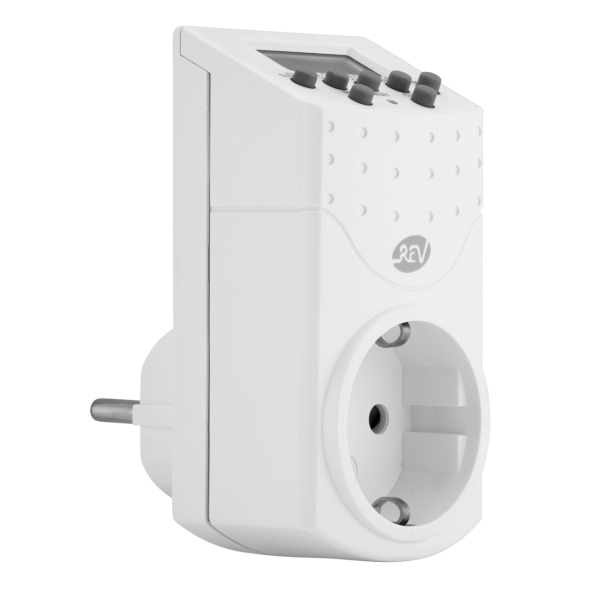 Priza programabila digitala, 16 A, 220 V, alba, Rev [3]